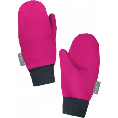 Dětské softshellové rukavice Unuo Tap s fleecem, Fuchsiová – Zboží Mobilmania
