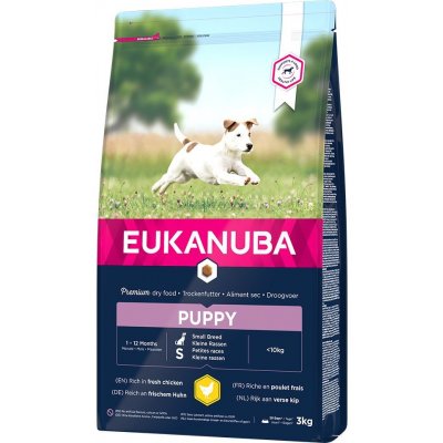 Eukanuba Puppy Small Breed kuřecí 2 x 3 kg