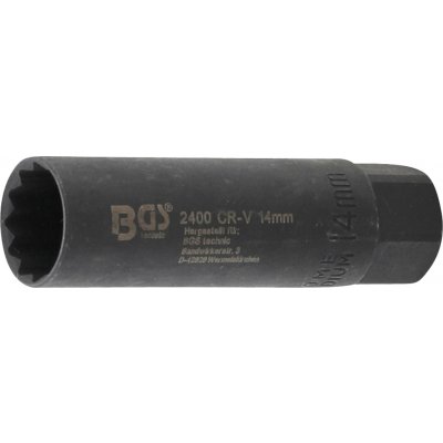 BGS technic 2400 Hlavice pro zapalovací svíčky 3/8" x 14mm,délka 65mm,extra úzká - BGS – Hledejceny.cz