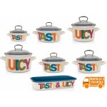 Metalac Sada smaltovaných hrnců TASTY & JUICE 7 ks – Zboží Dáma