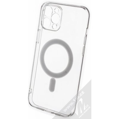 Pouzdro 1Mcz MagSilicone Skinny TPU ochranné s MagSafe Apple iPhone 12 Pro Max průhledné – Hledejceny.cz