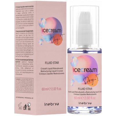 Inebrya Ice Cream Dry-T Fluid Star Rekonstrukční tekuté krystaly 60 ml – Zbozi.Blesk.cz