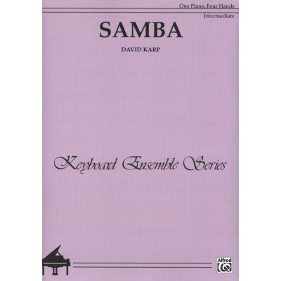 SAMBA by David Karp easy piano duets / 1 klavír 4 ruce – Zboží Mobilmania