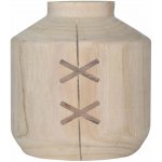 by inspire Dřevěná váza WoodStitch, 19 × 19 × 21 cm (W011-00-00) – Hledejceny.cz
