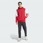 adidas Squadra 25 Sweat Hoody červeno bílá – Sleviste.cz