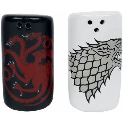 Solnička a pepřenka Game of Thrones - Stark & Targaryen