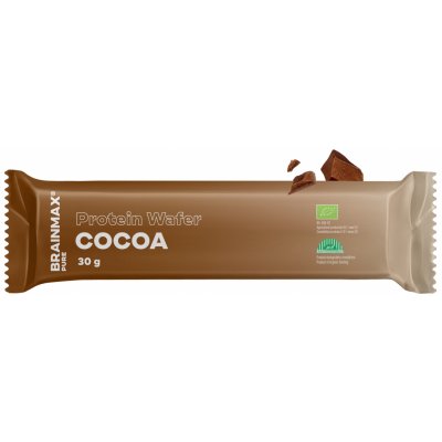 BrainMax Pure Protein Cocoa Wafer proteinová oplatka BIO 30 g – Zboží Dáma