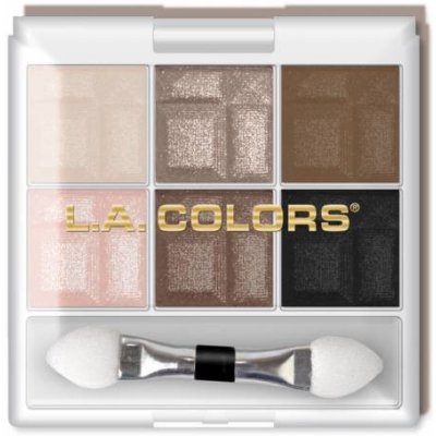 L.A. Colors Paletka Očních Stínů 6 Color CES464 In the Nude 4 g