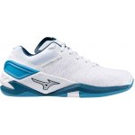 Mizuno Wave Stealth Neo white/sailor blue/silver – Zbozi.Blesk.cz