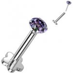 Šperky4U Push In piercing do brady ucha titan TIT1170-AB – Zbozi.Blesk.cz