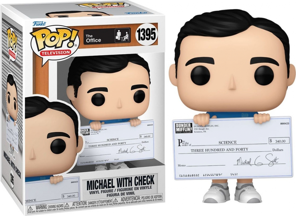 Funko POP! 1395 The Office Michael With Check