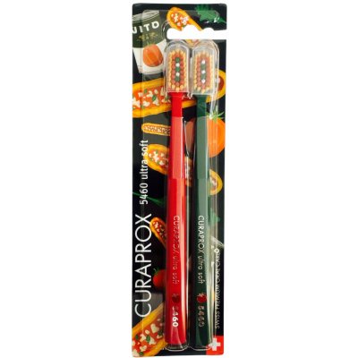Curaden International AG CURAPROX CS 5460 Pizza Edition zubní kartáčky Ultra Soft 2 ks – Hledejceny.cz