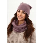 Fashionweek dámská čepice a šála cashmere touch S2468 Fialový – Hledejceny.cz