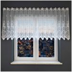 Dekorační metrážová vitrážová záclona ULRIKA bílá výška 70 cm MyBestHome – Zboží Dáma