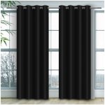 Mondo Italia Závěs na kroužcích Heaven černý Černá 140x250 cm – Zboží Mobilmania