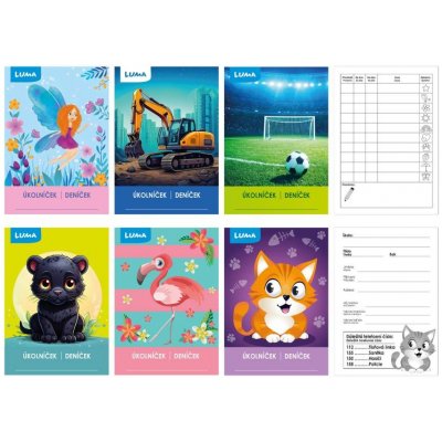 Luma Úkolníček A6 mix – Zboží Dáma
