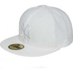 New Era 59F Basic White On White MLB New York Yankees White kšiltovka – Hledejceny.cz