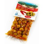 Laios zelené olivy s peckou a Chilli vakuum 125g – Zboží Dáma