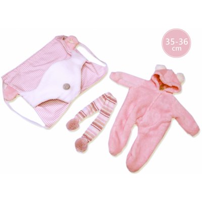 Llorens M636-34 obleček pro panenku miminko NEW BORN 35-36 cm – Zboží Mobilmania