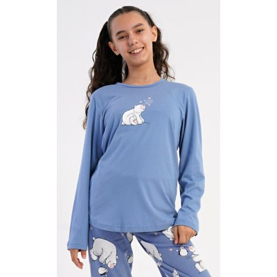 Vienetta Kids Méďa a tučňák modrošedá – Zboží Dáma