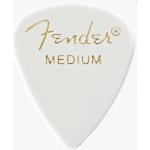 Fender Classic Celluloid Pick, 351 Shape, White - trsátka (různé tvrdosti) Trsátko - tvrdost: Medium – Sleviste.cz