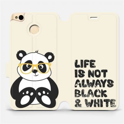 Pouzdro Mobiwear parádní flip Xiaomi Redmi 4X - M041S Panda - life is not always black and white