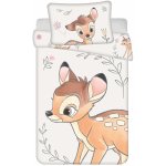 Jerry Fabrics Povlečení Bambi Beige baby 100 x 135 cm 40 x 60 cm – Sleviste.cz