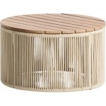 Kave Home zahradní stolek Dandara 60 cm Krémový – Hledejceny.cz