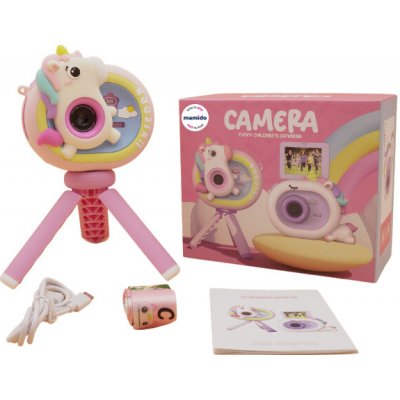 Mamido Kreativní dětská kamera jednorožec Rainbow Unicorn MT1402 – Hledejceny.cz
