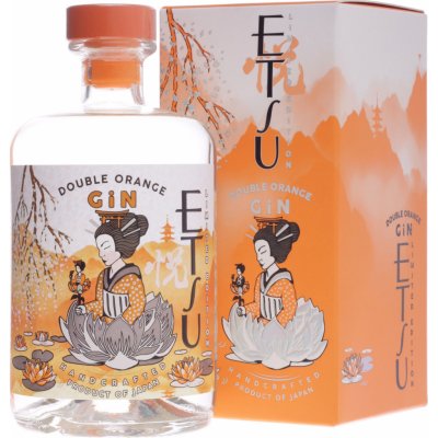 Etsu Double Orange Japanese Gin 43% 0,7 l (karton) – Zboží Dáma