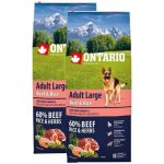 Ontario Adult Large Beef & Rice 2 x 12 kg – Hledejceny.cz