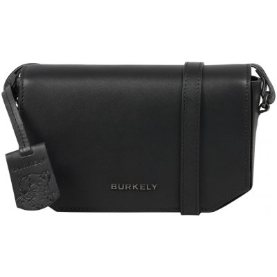 Burkely dámská crossbody kožená kabelka Katia černá