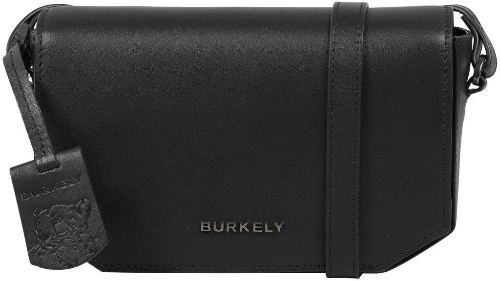 Burkely dámská crossbody kožená kabelka Katia černá