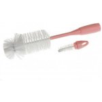 Akuku kartáč na láhev a dudlík růžový – Zboží Dáma