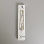 Dortisimo Svíčky spirálové bílé se stříbrným zdobením – Zboží Dáma