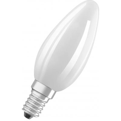 Osram LED žárovka svička, 6 W 806 Lm teplá bílá, E14 LED STAR CL B GL FR 60 NON-DIM 6W – Zboží Mobilmania