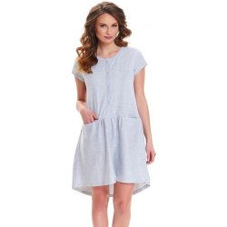 Dn-nightwear TCB9445 noční košilka grey melange