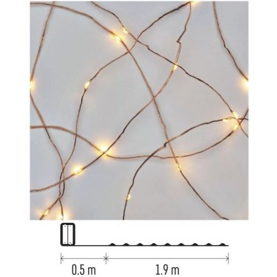 Emos Vánoční osvětlení na stromeček uvnitř 1,9 m 11 20 světel – Sleviste.cz