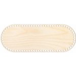 Woody Crafts Přírodní dno na háčkované košíky - Ovál Velikost: 20x10 cm – Zbozi.Blesk.cz