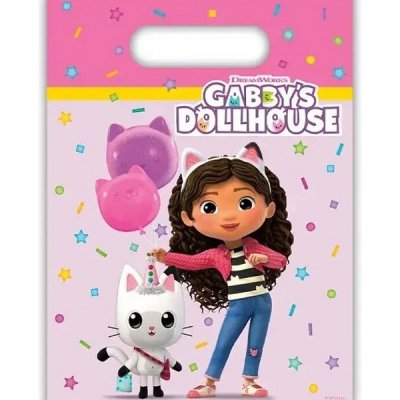 Procos Tašky igelitové Gabby's Dollhouse 6 ks – Sleviste.cz