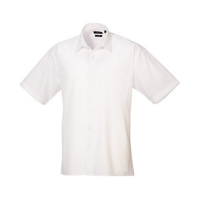 Premier Workwear pánská košile s krátkým rukávem PR202 white