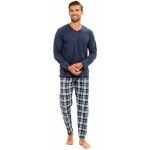 Darren 3293 pánské pyžamo dlouhé tm.modré – Hledejceny.cz