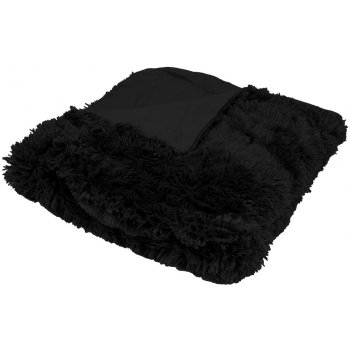 Universal Design Luxusní deka s dlouhým vlasem Černá 150x200