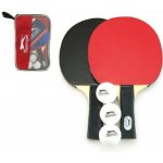 Sada stolní tenis 2ks pálky + 3 míčky v tašce 26x17cm – Sleviste.cz