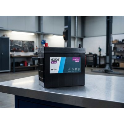 Exide AGM 12V 45Ah 380A EK457 – Zboží Mobilmania