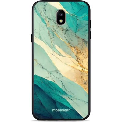 Pouzdro Mobiwear Glossy Samsung Galaxy J3 2017 - G024G - Zlatavý a zelenkavý mramor – Zbozi.Blesk.cz