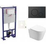 Závěsný WC set SAT do lehkých stěn / předstěnová montáž + WC SAT Infinitio SIKOSSIN68 – Hledejceny.cz