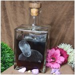 JWD Gravírování lahví, láhev s vlastní fotkou na alkohol., whiskey. 17cm Varianta: 2 strany – Zboží Mobilmania