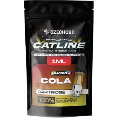Czech CBD HHCP-O cartridge CATline Cola 1ml