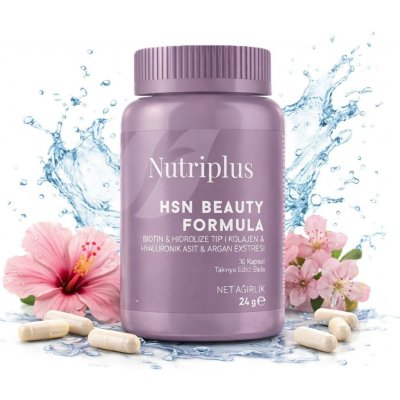 Farmasi Nutriplus Kapsle s kolagenem, kyselinou hyaluronovou, vitaminy a minerálními látkami 30 tablet – Hledejceny.cz